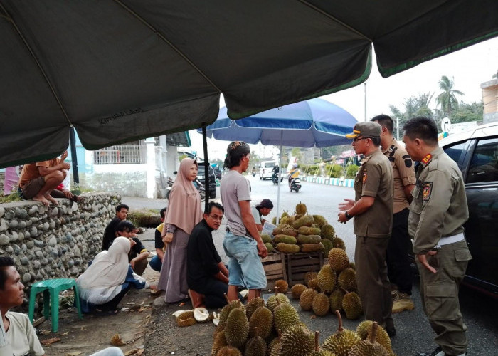 Pedagang Kaki Lima Gunakan Bahu Jalan Tebat Rukis,   Intip Tindakan Terbaru Satpol PP Bengkulu Selatan