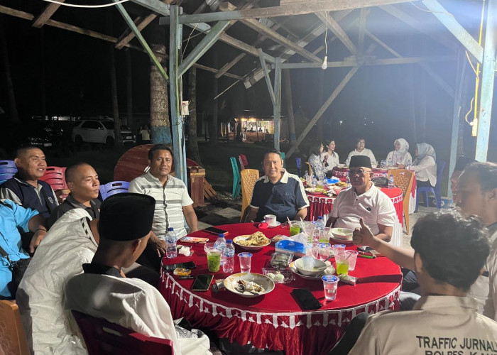 Kuatkan Sinergitas, Polres Kaur dan Awak Media Buka Puasa Bersama