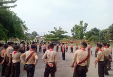 Latihan Mingguan Digelar, Kwarcab Kaur Matangkan Persiapan Peserta Jamnas