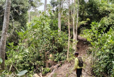 Kades Penyandingan Datangi Petani Mukah, Sampaikan Amanat Polisi 