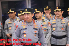 Perwira Polri Naik Pangkat November 2024, 1 Komjen, 3 Pecah Bintang 1, Cek Namanya di Sini