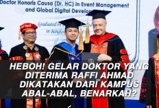 HEBOH! Gelar Doktor yang Diterima Raffi Ahmad Dikatakan dari Kampus Abal-abal, Benarkah?