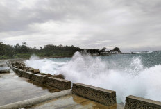 Gelombang Laut Tinggi Kembali Hantam  Lokasi UMKM Pelabuhan Linau, Ini Dampaknya