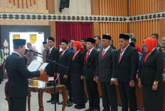 Lantik 7 Komisioner KPID Bengkulu Periode 2026–2029, PJ Sekda Tekankan Penyiaran Sehat dan Literasi Media