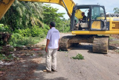 Respon Cepat, DLHK Turunkan Excavator Bersihkan Tumpukan Sampah Liar di Jalan Linta Manna-Bengkulu