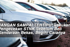 JANGAN SAMPAI TERTIPU! Lakukan Pengecekan STNK Sebelum Beli Kendaraan Bekas, Begini Caranya 