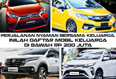 Perjalanan Nyaman Bersama Keluarga, Inilah Daftar Mobil Keluarga di Bawah Rp 200 Juta 