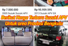 Buat Warga Yang Cari Suzuki APV Impian, Segini Harga Terbarunya di Bengkulu