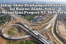 Tahap Akhir Pembangunan Jalan Tol Baleno Jambi, Seksi 3 Mengalami Progres 93,36 Persen