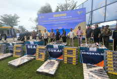 Bea Cukai Bengkulu Menindak 3,5 Juta Batang Rokok Ilegal, Potensi Kerugian Rp 100 Miliar