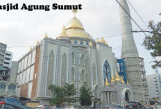 Jadi Tempat Persinggahan Para Musafir, Kemegahan Masjid Agung Sumut Setelah Renovasi