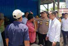 Kapolsek Kota Manna Berhasil Menengahi Puluhan Warga Geruduk Kantor PT ABS, Ini Pesannya