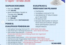 BUMN PT Garam Buka Banyak Loker, untuk Lulusan D4 hingga S1 Dipersilahkan Mendaftar!
