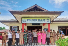 Perkenalkan Diri, Kapolres Kunjungan Kerja   ke Polsek Maje, Ajak Kades Bersenergi 