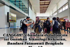 CANGGIH! 5 bandara di Indonesia ini Gunakan Teknologi Kekinian, Bandara Fatmawati Bengkulu Masuk?