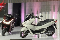 Honda PCX 160 Lampu Depan Lancip Miring ke Atas dan Warna Merah yang Melawan
