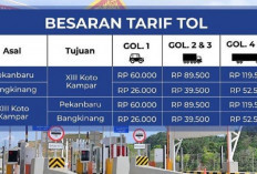 Gratis 2 Bulan! Tarif Tol Padang-Pekanbaru Diberlakukan 30 Juli 2024