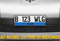 Banyak yang Belum Tahu! Ini Dia Jenis-jenis Plat Mobil Listrik di Indonesia