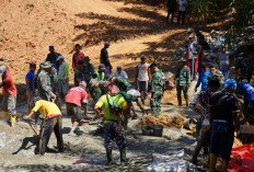 Kerja Sama Masyarakat dan Satgas TMMD ke-124 Kodim 0408/BS Solid, Ini Hasil Didapat! 