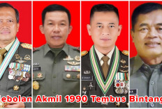 Bertabur Bintang, Sosok 4 Perwira Tinggi TNI AD dari   Jebolan Akmil 1990 Tembus Bintang 3, Ini Namanya