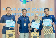 Tiga Pegawai BPS Mendapakan Apresiasi Kinerja Triwulan II 
