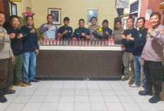 Gelar Operasi Pekat Nala, Polsek Kaur Selatan Amankan Miras  Segini!