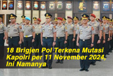 18 Brigjen Pol Terkena Mutasi Kapolri per 11 November 2024, Ini Namanya