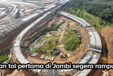 Masyarakat Jambi Pasti Senang, Jalan Tol Pertama Segera Rampung, Akan Gunting Pita Akhir Agustus