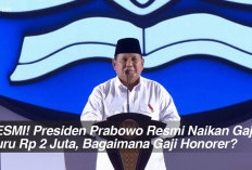 RESMI! Presiden Prabowo Resmi Naikan Gaji Guru Rp 2 Juta, Bagaimana Gaji Honorer?