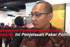 Kampanye Pemenangan Kotak Kosong, Ini Penjelasan Pakar Politik 