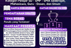 Total Hadiah 40 Juta Rupiah, Ayo Buruan Daftar Lomba Cipta Puisi dan Cerpen Nasional 2024