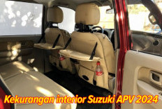 Bukan Hanyak Miliki Kelebihan! Ternyata Ini Kekurangan Interior Suzuki APV 2024