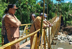 Jembatan Sukarami Terancam Putus, BPBD Siapkan Dana Sebesar Ini Untuk Perkuat Penyangga