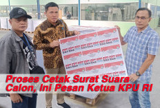 Proses Cetak Surat Suara Calon, Ini Pesan Ketua KPU RI