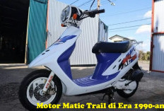 TERUNGKAP!! Ternyata Honda Pernah Bikin Motor Trail Matic Ini, Cek Nama Motornya