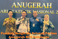 Pemkab Bengkulu Selatan Terima Anugerah BPS Indonesia di Jakarta, dan Peringkat 1 di Provinsi Bengkulu