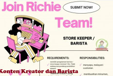 Anda Hobi Ngonten! Ini Loker Sebagai Konten Kreator dan Barista, Cek Persyaratannya Disini