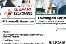Lowongan Kerja Perusahaan GraPARI Telkomsel Tawarkan Gaji Rp 6 Jutaan, Cek Posisi dan Cara Mendaftar