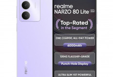 Realme Narzo 80 Lite 5G Resmi Meluncur, Usung Bodi Tangguh dan Baterai Jumbo