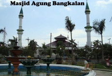 Favorit Persinggahan Musafir, Masjid Agung Bangkalan Megah Bergaya Rumah Tradisional Jawa