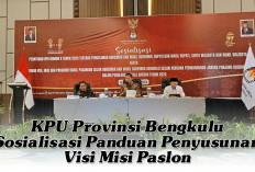 KPU Provinsi Bengkulu Sosialisasi Panduan Penyusunan Visi Misi Paslon
