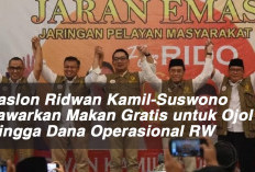 Paslon Ridwan Kamil-Suswono Tawarkan Makan Gratis untuk Ojol Hingga Dana Operasional RW 