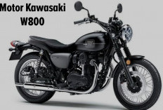 Desain Klasik Bertampang Moge, Motor Kawasaki W800 Seharga Mobil Mewah