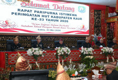 HUT ke-23 Kabupaten, Ketua DPRD Kaur  Sebut Momen Komitmen Membangun Daerah