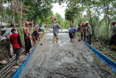 Jalan Usaha Tani Tanjung Besar Dorong Kemajuan Ekonomi Warga