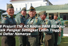 58 Prajurit TNI AD Kodim 0408 BS/Kaur Naik Pangkat Setingkat Lebih Tinggi, Ini Daftar Namanya