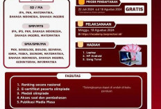 Pelajar SD SMP SMA Merapat, Buruan Daftar Pekan Olimpiade Hari Kemerdekaan Indonesia!