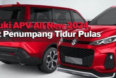 Suzuki APV All New 2024, Buat Penumpang Tidur Pulas