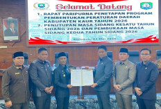 DPRD - Pemda Kaur Sepakati 6 Propemperda, Salah Satunya Perda Pengelolaan Sempadan Pantai