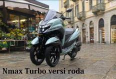 Tampilan Yamaha Tricity 125 Tahun 2025 Dijuluki Nmax Turbo Versi Roda Tiga, Tampill Lebih Tegas dan Agresif
